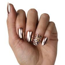 Gold-Chrome-Acrylic-Manicure-8