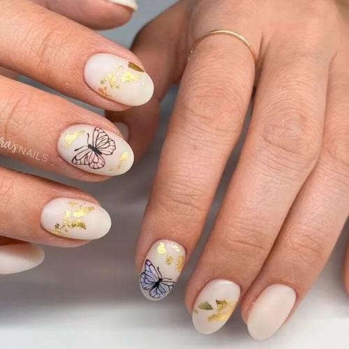 Gold-Nails-Accent-For-Your-Fall-Nails-3