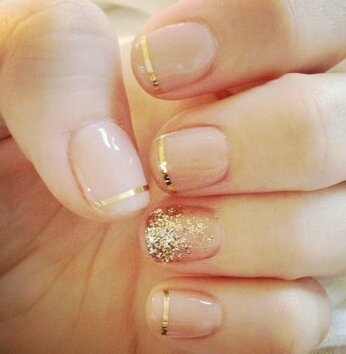 Gold-Wedding-Nail-Idea-1