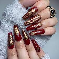 Gold-Wedding-Nail-Idea-2