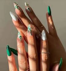 Green-Almond-Shaped-Nails-10