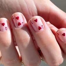 Hearts-Nail-Designs-For-Short-Shape-5