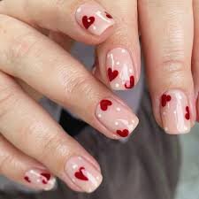 Hearts-Nail-Designs-For-Short-Shape-8