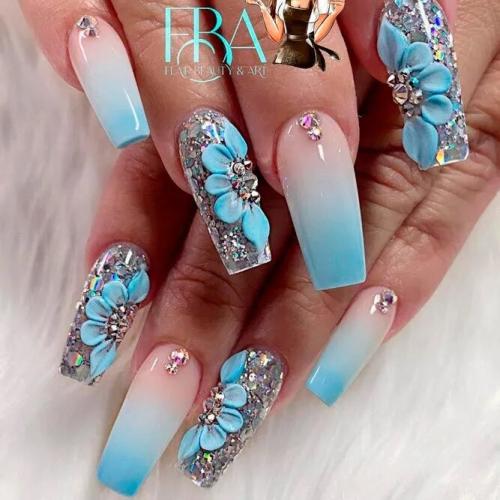 How-To-Ombre-Nails-With-Floral-Art-1