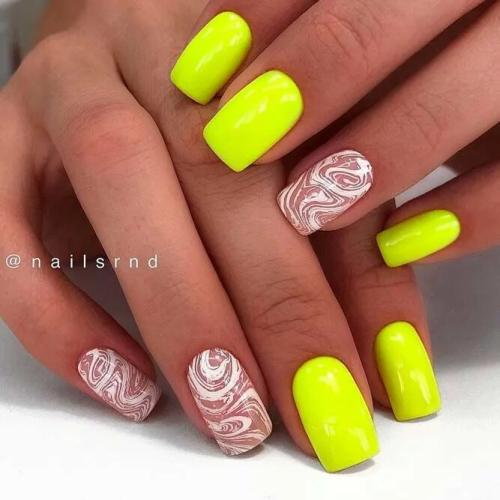 Kick-Ass-Cool-Accent-Nails-Design-on-Two-Fingers-1