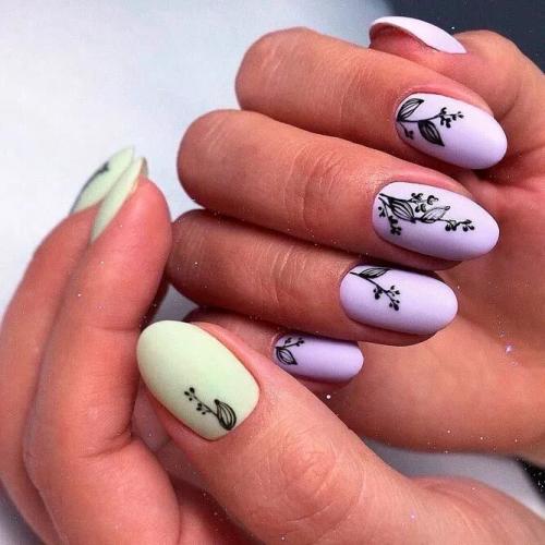 Lavender-Shades-For-Almond-Shaped-Nails-1