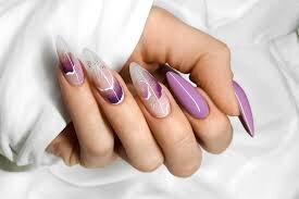 Lavender-Shades-For-Almond-Shaped-Nails-10