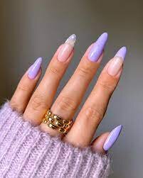 Lavender-Shades-For-Almond-Shaped-Nails-6