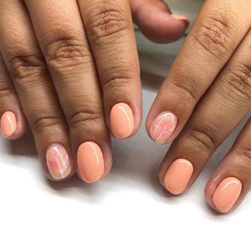 Light-Peach-Color-Nails-to-Refresh-Your-Look-3