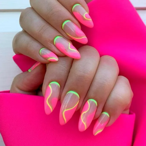 Light-Pink-Nails-with-Other-Colors-1
