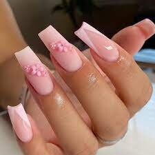 Light-Pinky-Coffin-Nails-with-Stones-2