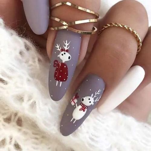 Lilac-and-White-Christmas-Nails-1