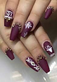 Lilac-and-White-Christmas-Nails-2