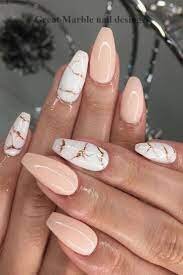 Marble-Acrylic-Short-Nails-4