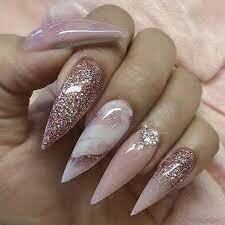 Marble-Pointy-Nail-Art-4