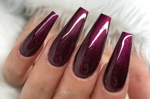 Maroon-Ombre-Nails-1