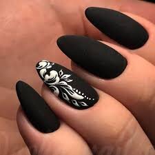 Matte-Black-Nails-with-Flowers-2.jpg