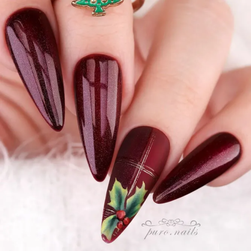 Matte-Maroon-Nails-1
