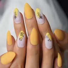 Matte-Nude-Nails-with-Flowers-10