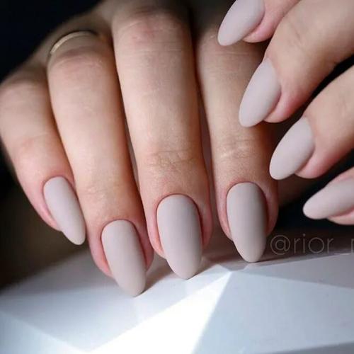 Matte-Nude-Nails-with-Flowers-3