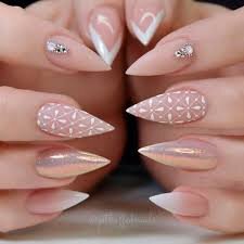 Matte-Nude-Nails-with-Other-Colors-8