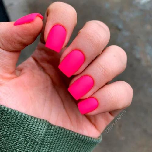 Matte-Pink-Tip-Nails-4