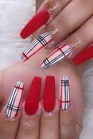 Matte-Red-Short-Coffin-Manicure-10