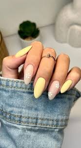 Matte-Yellow-Short-Nails-6