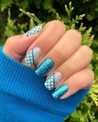 Mermaid-Acrylic-Nails-Design-7