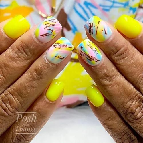 Messy-Yellow-Nail-Art-1