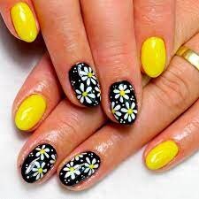 Messy-Yellow-Nail-Art-3