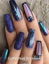 Metallic-Coffin-Nail-Designs-2