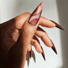 Mocha-Brown-Ombre-Nails-5