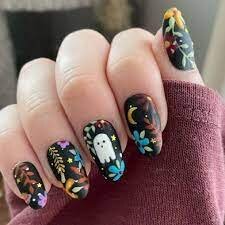 Multicolored-Floral-Manicure-4