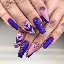 Nails-Design-With-Purple-Colors-11