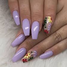 Nails-Design-With-Purple-Colors-15