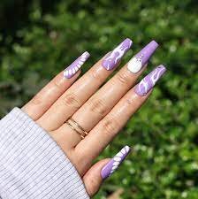 Nails-Design-With-Purple-Colors-3