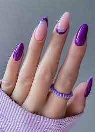 Nails-Design-With-Purple-Colors-7