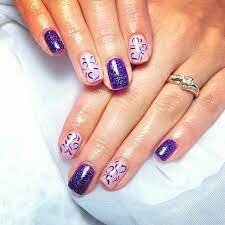 Nails-Design-With-Purple-Colors-8