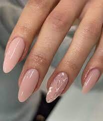 Nature-Classy-Nails-With-Glitter-Accents-5