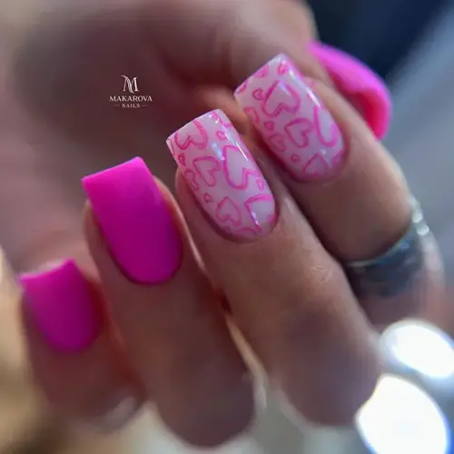 Negative-Space-And-Pink-Acrylic-Nails-2