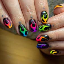 Neon-Rainbow-Stiletto-Nails-4