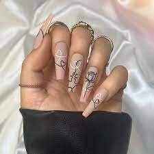 Nude-Matte-Coffin-Nails-6