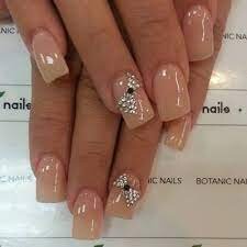 Nude-Nail-Design-With-Stones-7