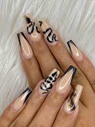 Nude-Nails-With-Stickers-Design-5