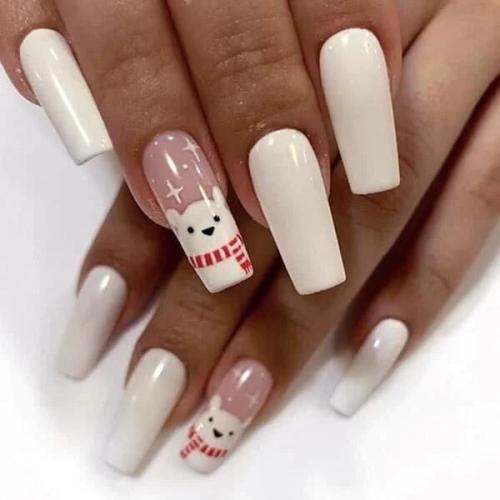 Nude-and-White-Christmas-Nails-1