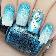 Olaf-Christmas-Nails-2