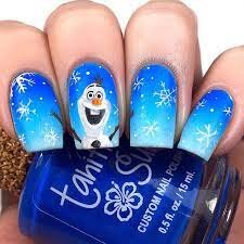 Olaf-Christmas-Nails-6