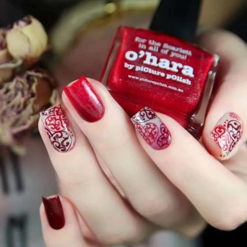 Ombre-Damask-Pattern-Nails-2