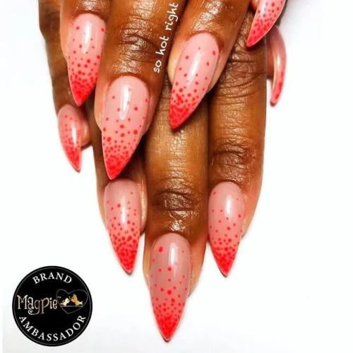 Ombre-Nail-Art-with-Dots-1